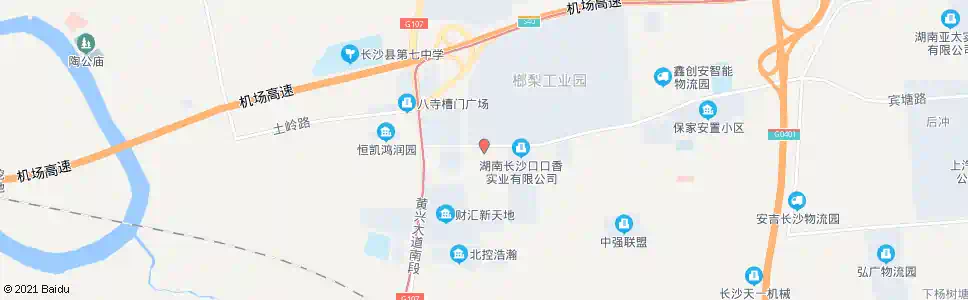 长沙汇丰家私_公交站地图_长沙公交_妙搜公交查询2025