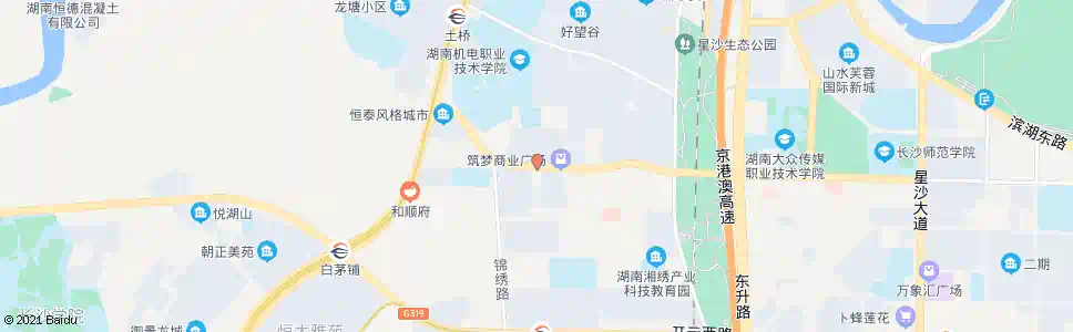 长沙雷公岭路口_公交站地图_长沙公交_妙搜公交查询2025