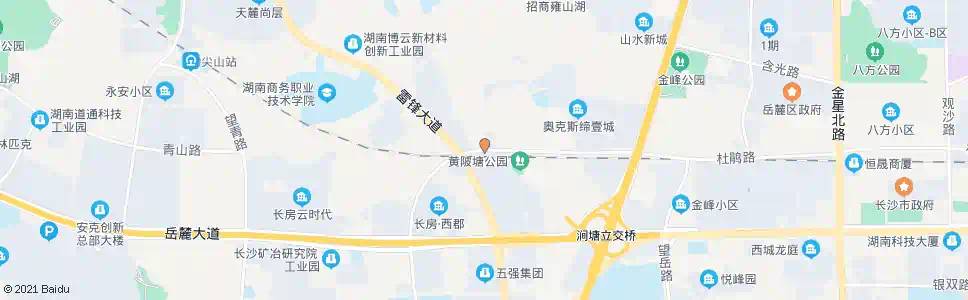 长沙杜鹃路雷锋大道口_公交站地图_长沙公交_妙搜公交查询2025