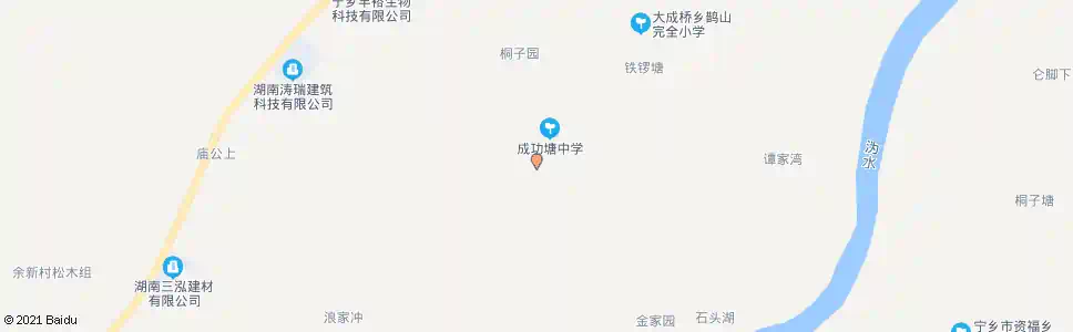 长沙成功塘_公交站地图_长沙公交_妙搜公交查询2025