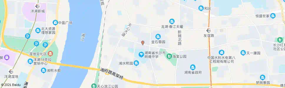 长沙罗家冲北_公交站地图_长沙公交_妙搜公交查询2025