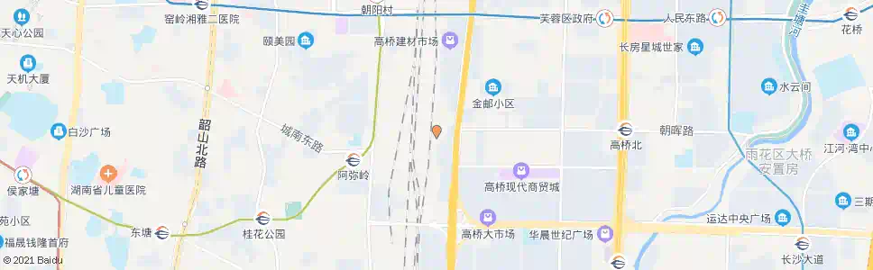 长沙公安局东_公交站地图_长沙公交_妙搜公交查询2025