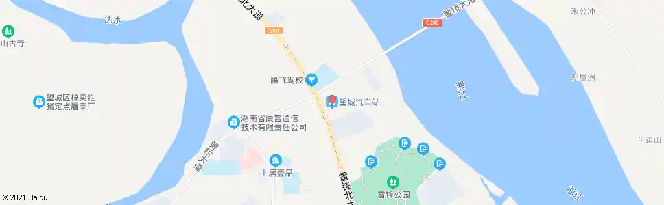 长沙望城汽车站_公交站地图_长沙公交_妙搜公交查询2025