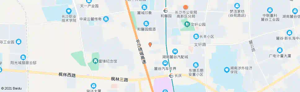 长沙文轩路嘉运路口_公交站地图_长沙公交_妙搜公交查询2025