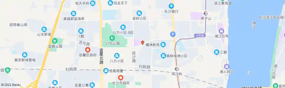 长沙含光路岳华路口_公交站地图_长沙公交_妙搜公交查询2025