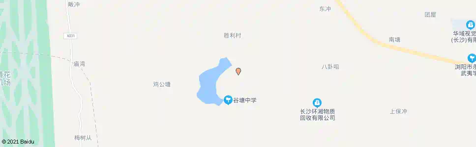 长沙月塘村东_公交站地图_长沙公交_妙搜公交查询2025