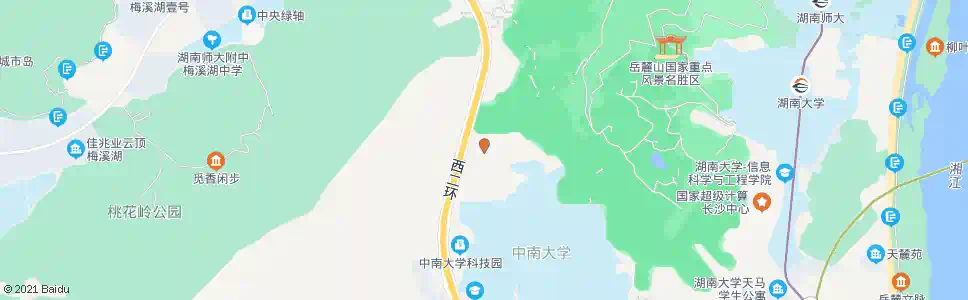 长沙桃花村_公交站地图_长沙公交_妙搜公交查询2025