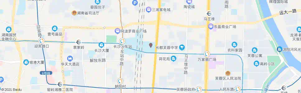 长沙锦泰广场站_公交站地图_长沙公交_妙搜公交查询2025