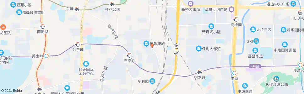 长沙茶园路口_公交站地图_长沙公交_妙搜公交查询2025