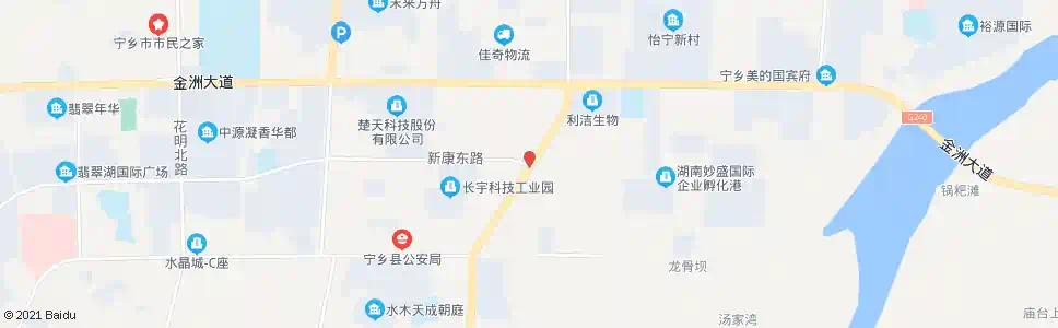 长沙新康路口(春城路)_公交站地图_长沙公交_妙搜公交查询2025