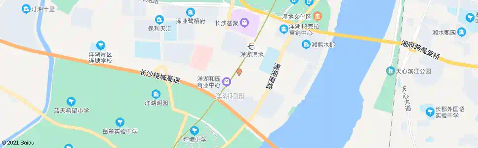 长沙连山村_公交站地图_长沙公交_妙搜公交查询2025