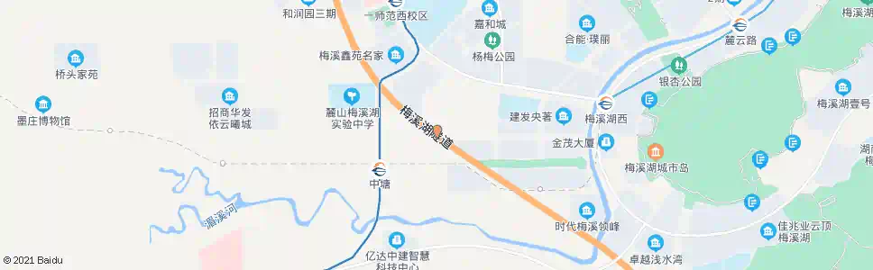 长沙梅溪湖临时公交首末站_公交站地图_长沙公交_妙搜公交查询2025
