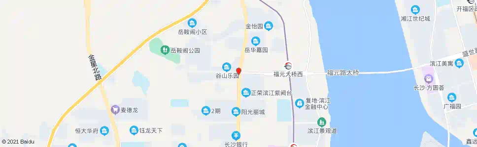 长沙谷山路银杉路口_公交站地图_长沙公交_妙搜公交查询2025