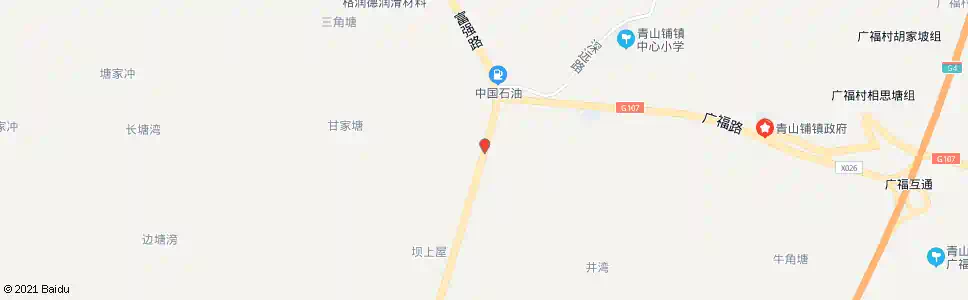 长沙青山铺_公交站地图_长沙公交_妙搜公交查询2025