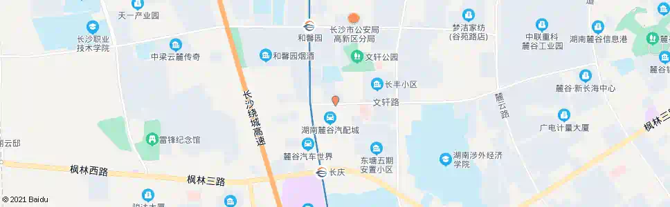 长沙文轩路栖才路口_公交站地图_长沙公交_妙搜公交查询2025