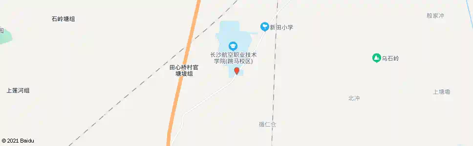 长沙长沙航空职院_公交站地图_长沙公交_妙搜公交查询2025