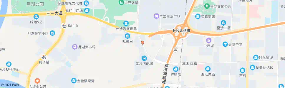 长沙紫晶城_公交站地图_长沙公交_妙搜公交查询2025