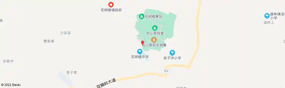 长沙刘少奇纪念馆_公交站地图_长沙公交_妙搜公交查询2025