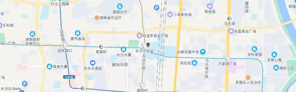 长沙站前路口_公交站地图_长沙公交_妙搜公交查询2025
