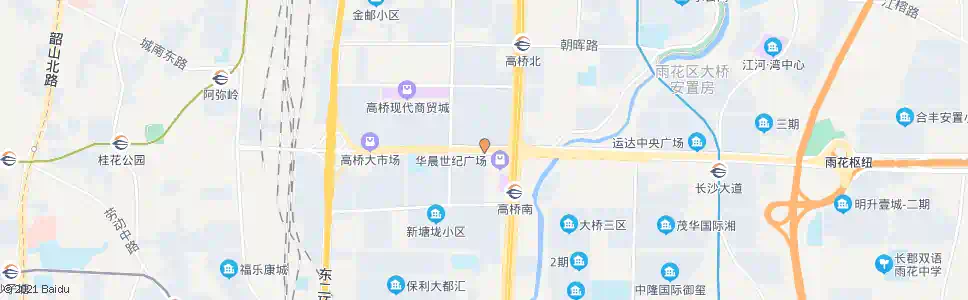 长沙友谊村_公交站地图_长沙公交_妙搜公交查询2025