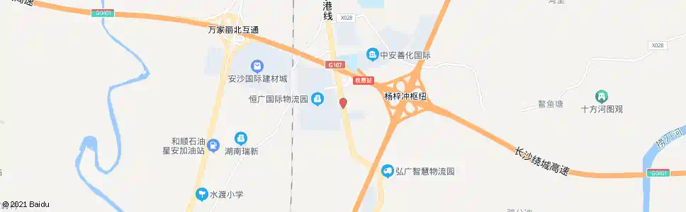 长沙安沙工业园_公交站地图_长沙公交_妙搜公交查询2025