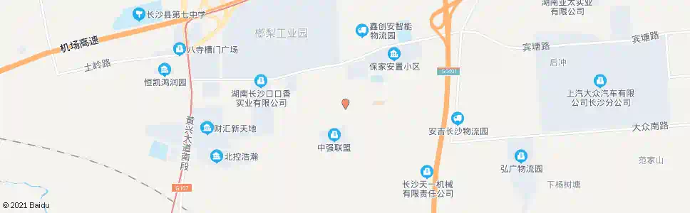 长沙福星路口_公交站地图_长沙公交_妙搜公交查询2025