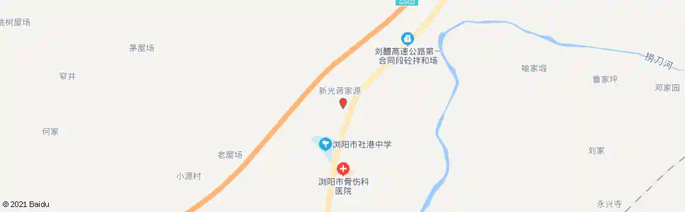 长沙北山养路班_公交站地图_长沙公交_妙搜公交查询2025