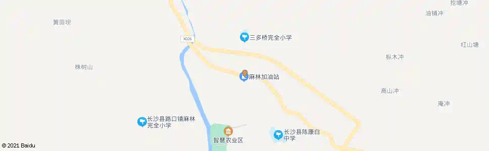 长沙麻林集镇_公交站地图_长沙公交_妙搜公交查询2025