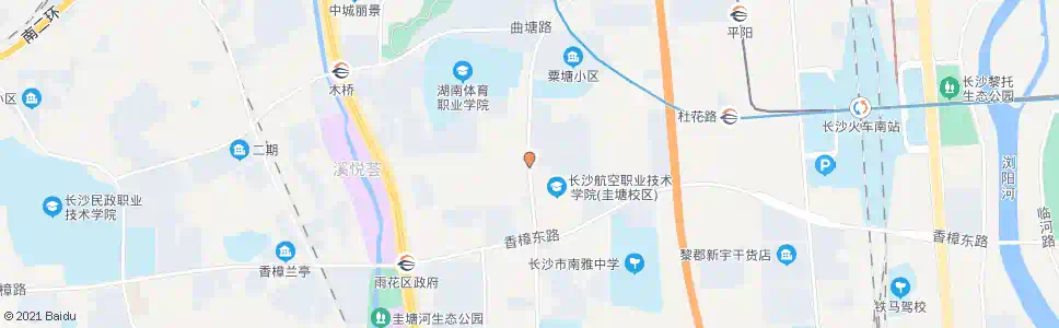 长沙体院巷_公交站地图_长沙公交_妙搜公交查询2025