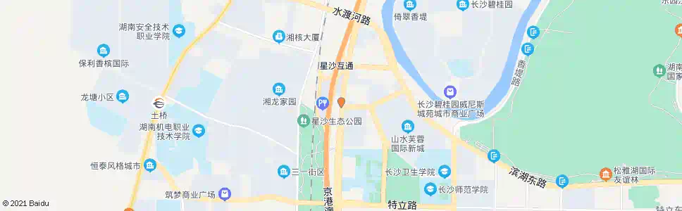 长沙东升路明月路口_公交站地图_长沙公交_妙搜公交查询2025