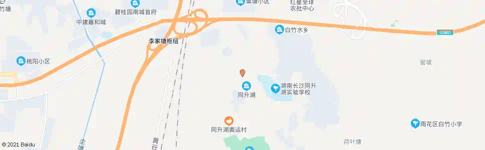 长沙同升湖_公交站地图_长沙公交_妙搜公交查询2025