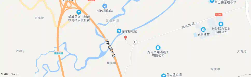 长沙徐家桥南_公交站地图_长沙公交_妙搜公交查询2025