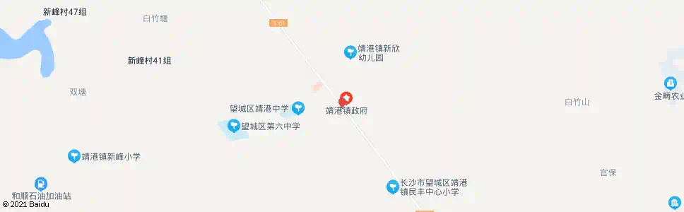 长沙靖港镇政府_公交站地图_长沙公交_妙搜公交查询2025