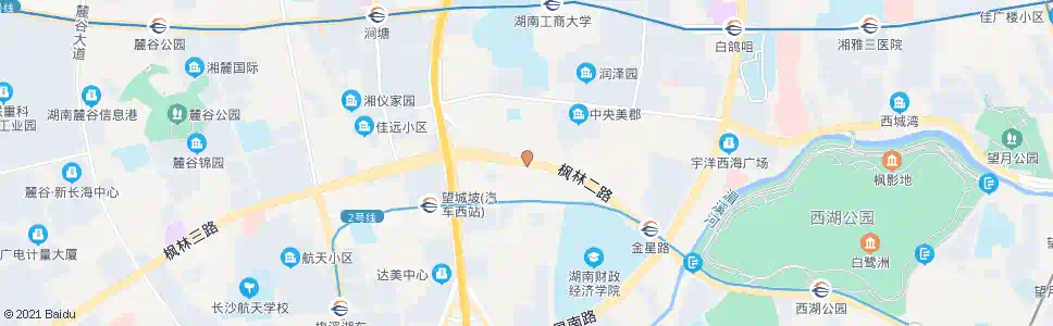 长沙望城坡站_公交站地图_长沙公交_妙搜公交查询2025