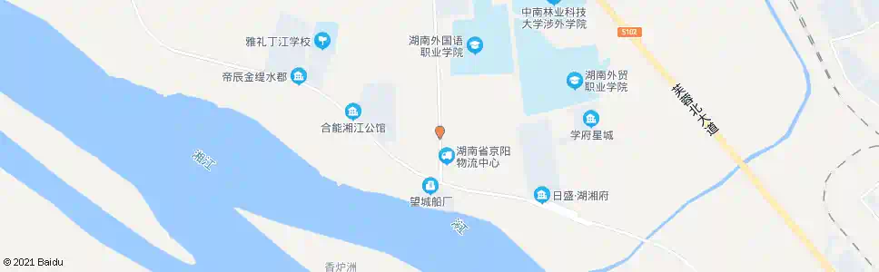 长沙京阳小区_公交站地图_长沙公交_妙搜公交查询2025