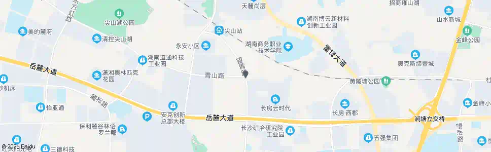 长沙望青路青山路口_公交站地图_长沙公交_妙搜公交查询2025