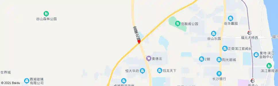 长沙金环立交桥_公交站地图_长沙公交_妙搜公交查询2025