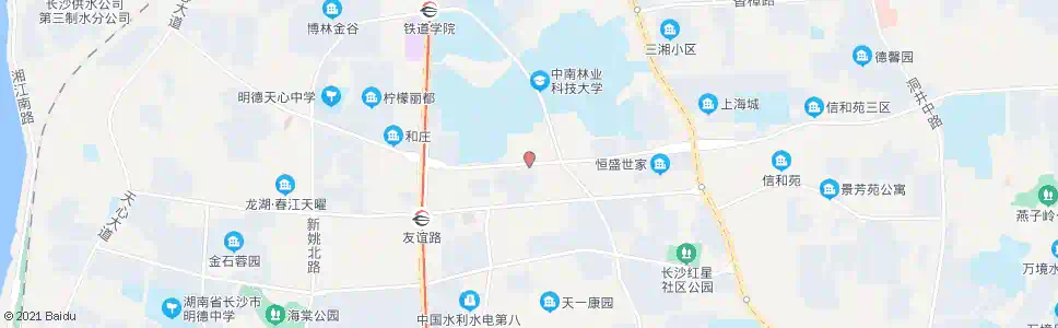 长沙木莲路万芙路口_公交站地图_长沙公交_妙搜公交查询2025