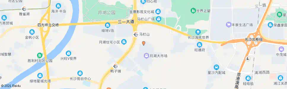 长沙甘家老屋_公交站地图_长沙公交_妙搜公交查询2025