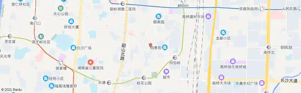 长沙左家塘_公交站地图_长沙公交_妙搜公交查询2025