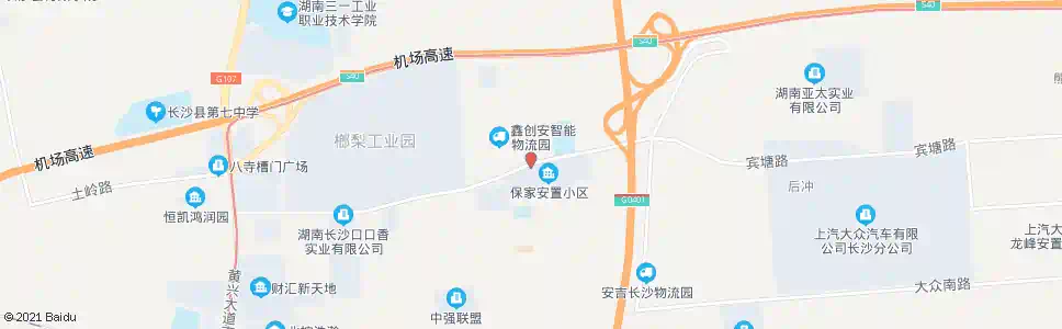 长沙梨江大道口_公交站地图_长沙公交_妙搜公交查询2025