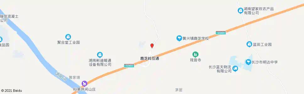 长沙鹿芝岭路口_公交站地图_长沙公交_妙搜公交查询2025