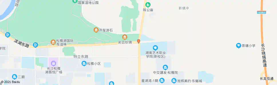 长沙黄兴大道滨湖路口_公交站地图_长沙公交_妙搜公交查询2025