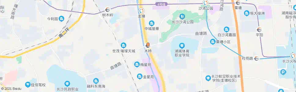 长沙木桥_公交站地图_长沙公交_妙搜公交查询2025