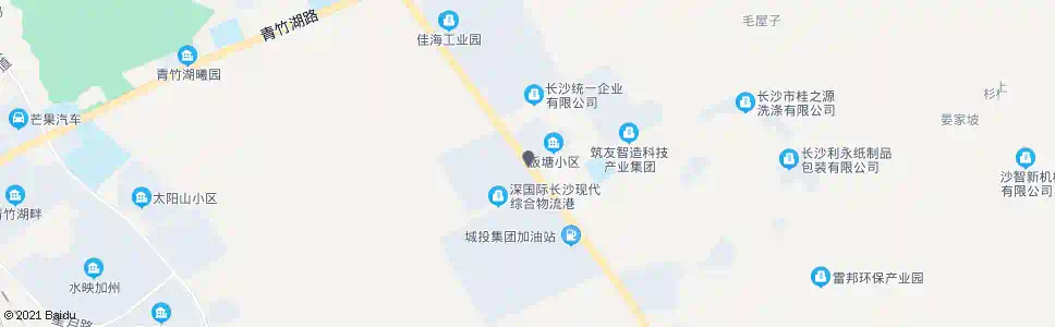 长沙板塘小区_公交站地图_长沙公交_妙搜公交查询2025