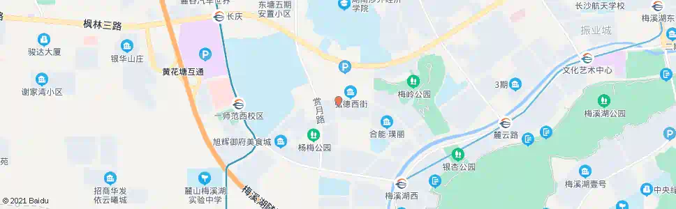 长沙沐风路看云路口_公交站地图_长沙公交_妙搜公交查询2025