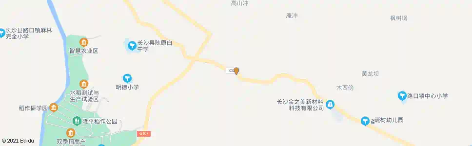 长沙华山店_公交站地图_长沙公交_妙搜公交查询2025