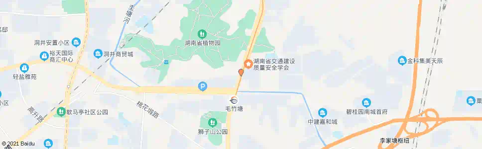 长沙天际岭隧道南_公交站地图_长沙公交_妙搜公交查询2025