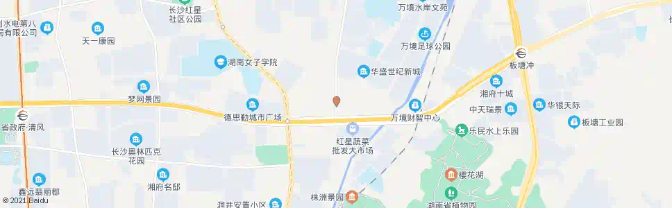 长沙洞井路湘府路口_公交站地图_长沙公交_妙搜公交查询2025