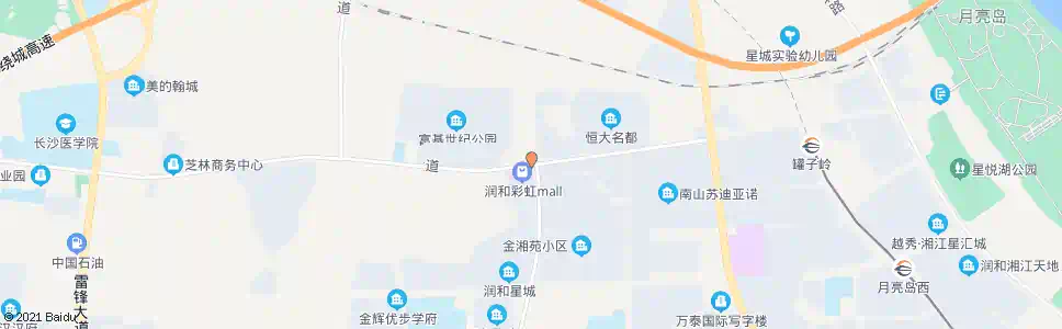 长沙黄金路口_公交站地图_长沙公交_妙搜公交查询2025